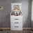 43.4"Makeup Vanity Table, Makeup Table With Large Mirror And 11 LED Light , Brightness Adjustable, Dressing Table Desk With 3 Drawers, Vanity Desk For Women