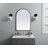 Sabine Metal Arch Wall Mirror-272105429-272105438