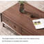 Table basse rectangulaire en bois massif