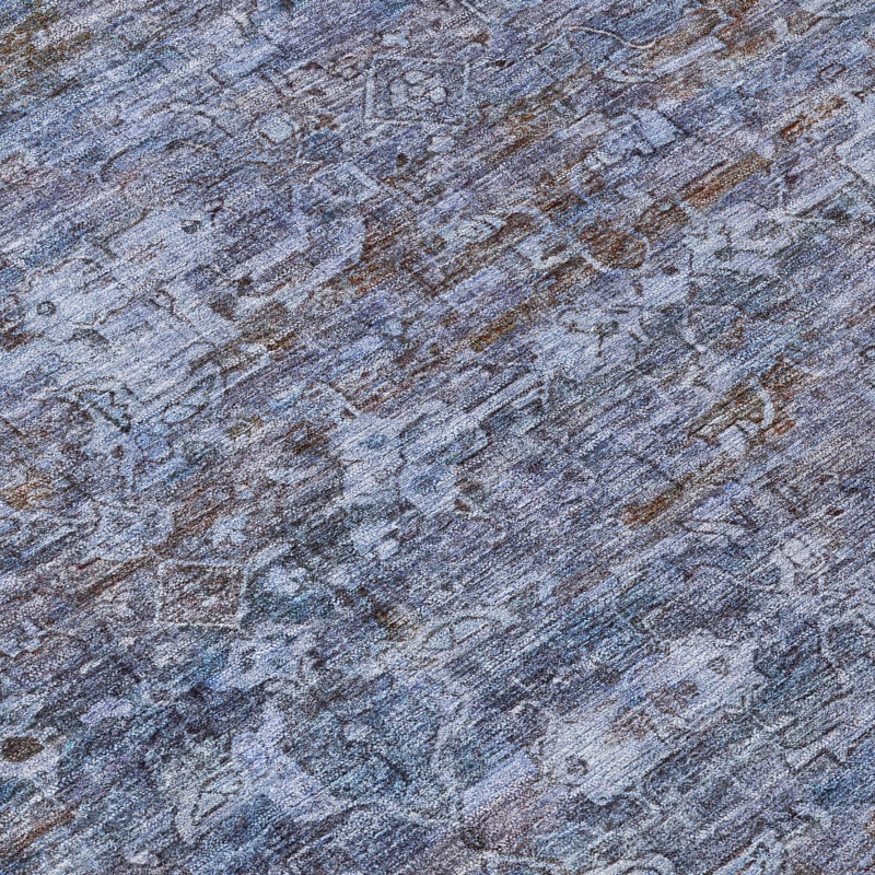 Machine Washable Indoor/Outdoor Chantille ACN2324 Ikat Rug, Rectangle 9' x 12'