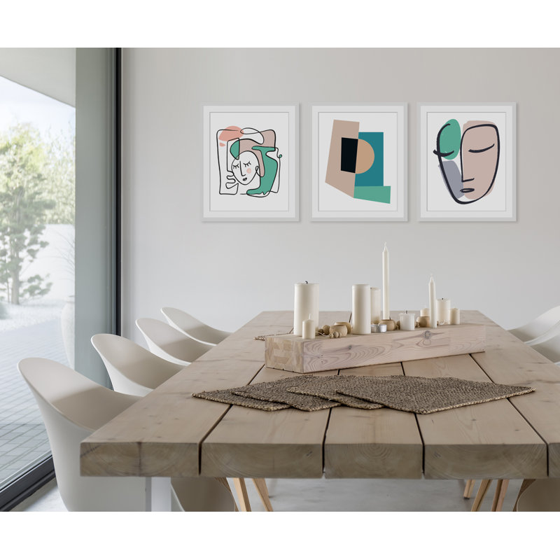 Face - Single Picture Frame Print, 40 cm H x 30 cm W