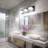  18" 3-Light Matte Black Dimmable LED Bathroom Vanity Light Modern Sconce Over Mirror-1476250431-1476250427