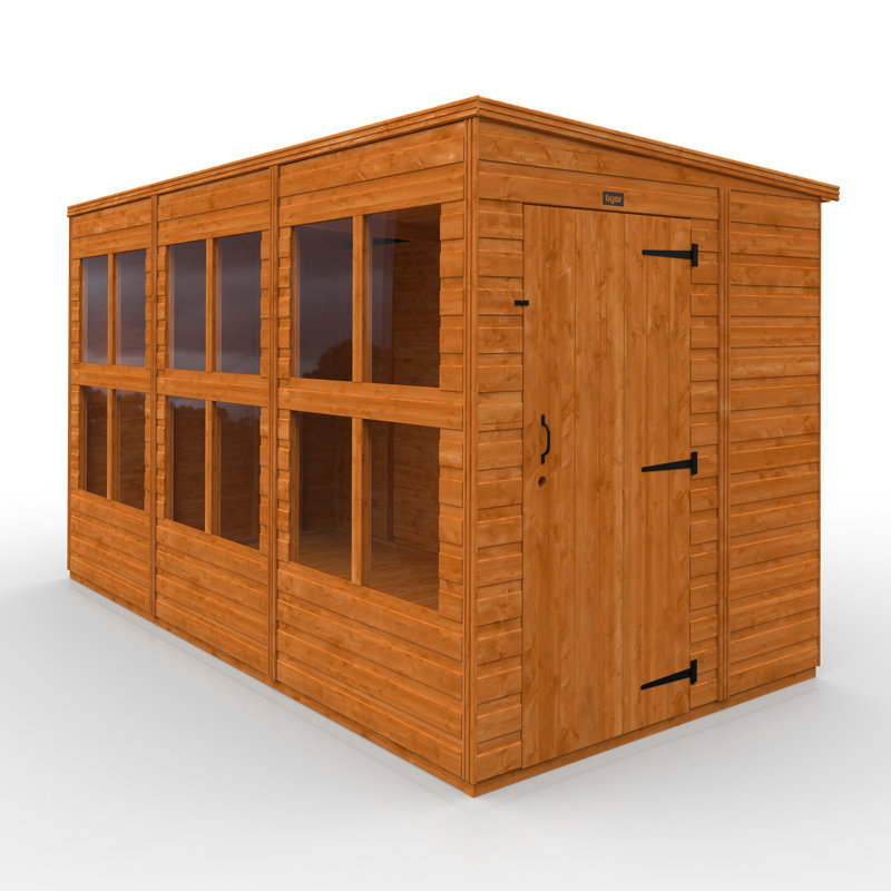 12x6w TigerFlex Shiplap Pent Sunroom