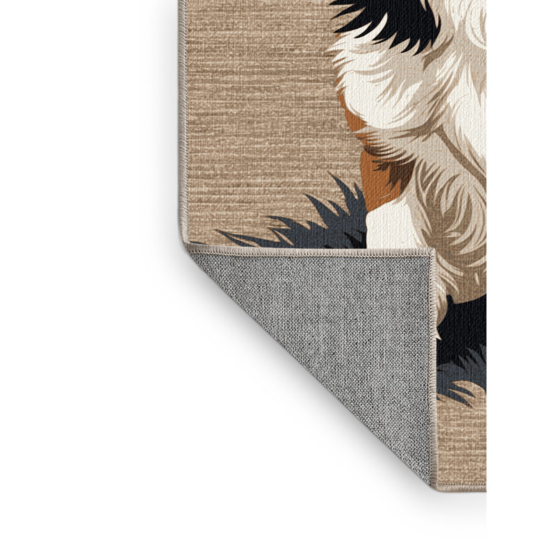 Tapis lavable pour chien Italiano Bracco, Rectangulaire 2 pi x 3 pi
