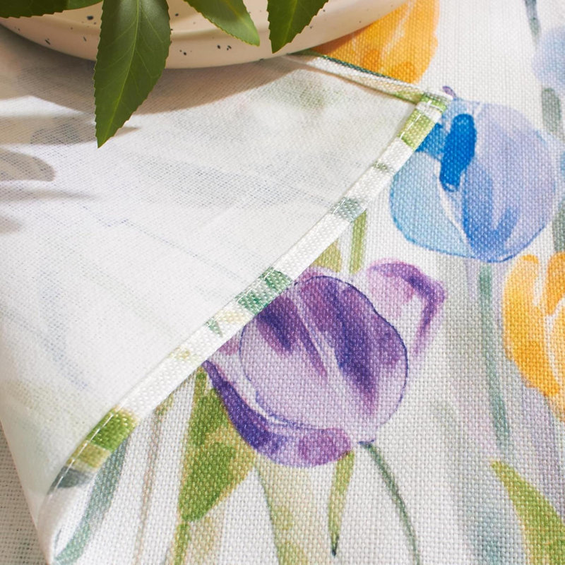 Chemin de table Tulip Flower Spring, 13" W x 72" L