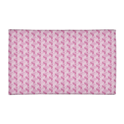 Tapis rose pâle/rose skyscrapers classic