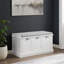Banc de rangement rembourré avec tiroirs Priya