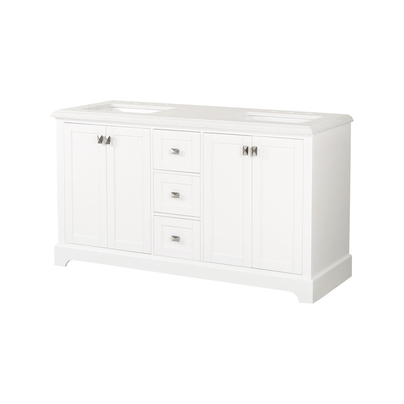 Ensemble de meuble-lavabo double 60 po Amielia