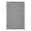 Tapis intérieur / extérieur gris / blanc / géométrique-1617866518