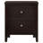 Garrett Cappuccino 2-Drawer Rectangular Nightstand-1789451355
