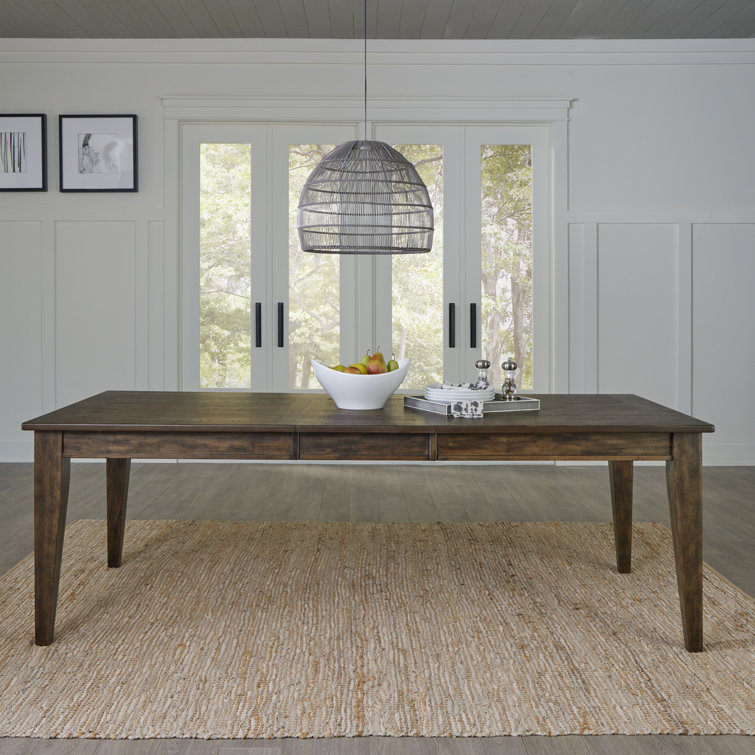 Rectangular Dining Table w/ 18" Leaf