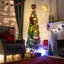 Lighted Artificial Fir Christmas Tree