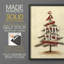 «Christmas Holiday Art CDLXV», reproduction d'art encadrée - bois massif-1126809965-1126809963