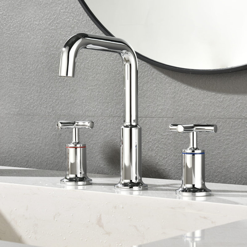2-handle Bathroom Faucet, Chrome