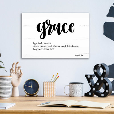 «Grace» par imperfect dust - art textuel non encadré