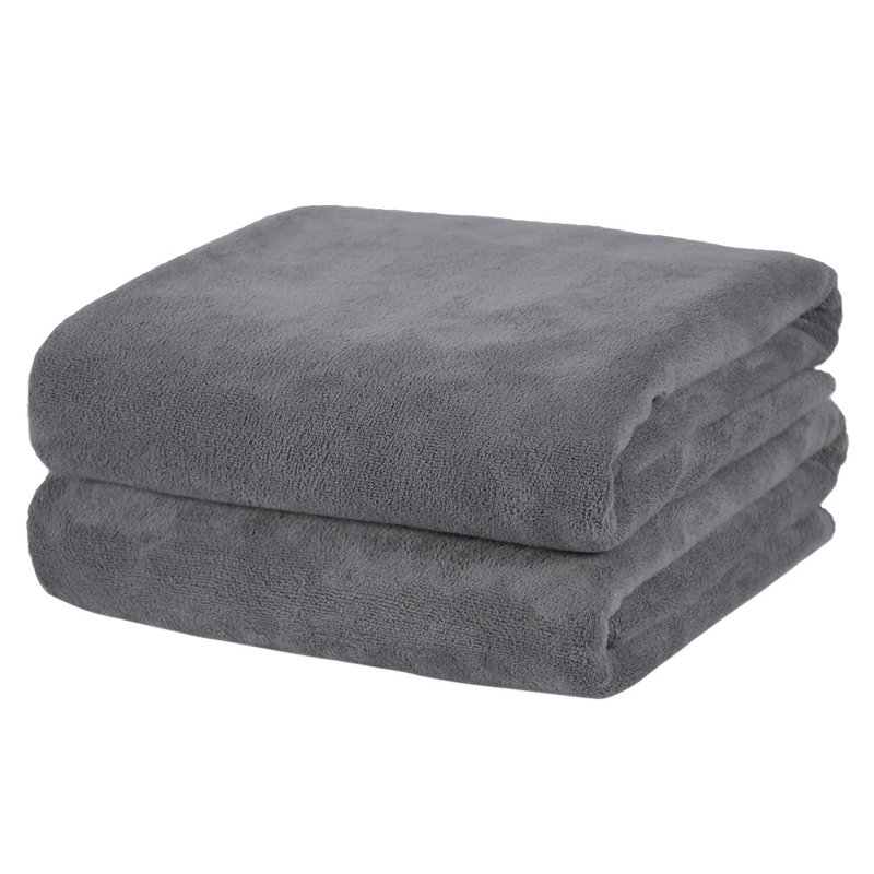 Midweight Bath Towel, Gray