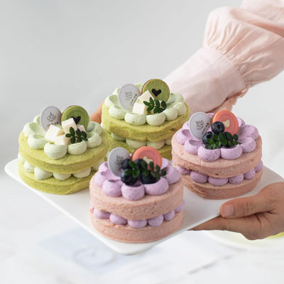 4Inch Round Silicone Mold for Baking, 3Pcs Large Silicone Muffin Top Pan Non-Stick