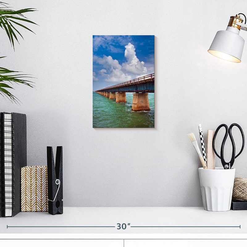 Lilie Old Seven Mile Bridge, H 12 po x l 8 po