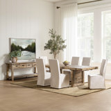 Alfa Extendable Solid Wood Dining Table