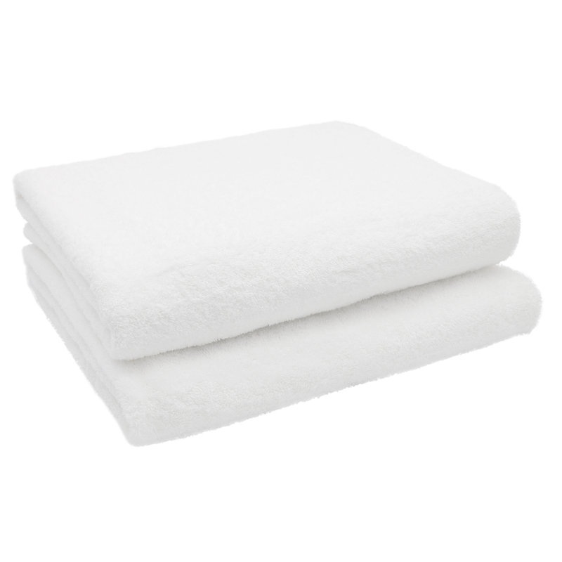 Midweight Bath Sheet, White