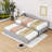 Twin L-Shaped Upholstered Daybed with Trundle-1941689305