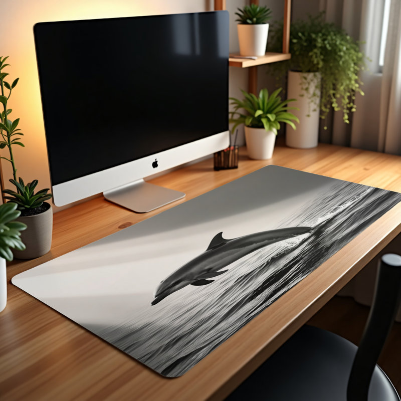 Polyester Desk Pad, 14.4x12.1