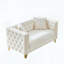 Canapé Chesterfield 2 places avec velours-1164747608