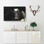 Peering Cow - Wrapped Canvas-56639869