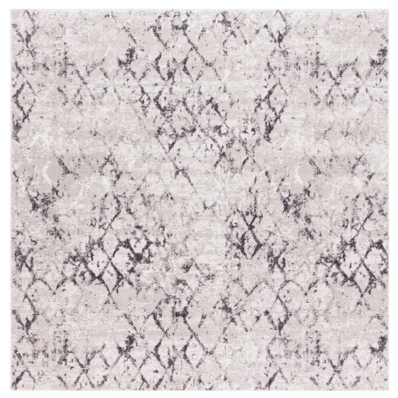 Lisson 700 Performance Geometric Rug, Square 11'