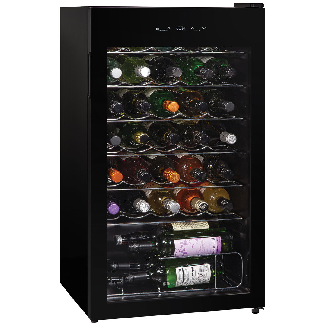 Russell Hobbs Rh34wc101b 34 Bottle 93L Wine Cooler In Black - 93L - Image 8