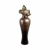 Quincy Handmade Glass/Aluminum/Acrylic Floor Vase