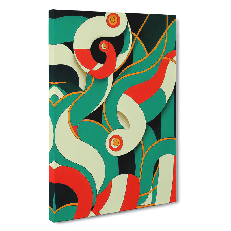 Snake No.3 - Wrapped Canvas, 76cm H x 50cm W x 3cm D