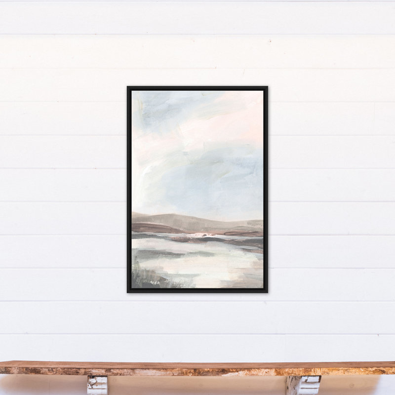 Toile flottante avec cadre Vista Point, H 37,75 po x l 25,75 po, Cadre flottant noir