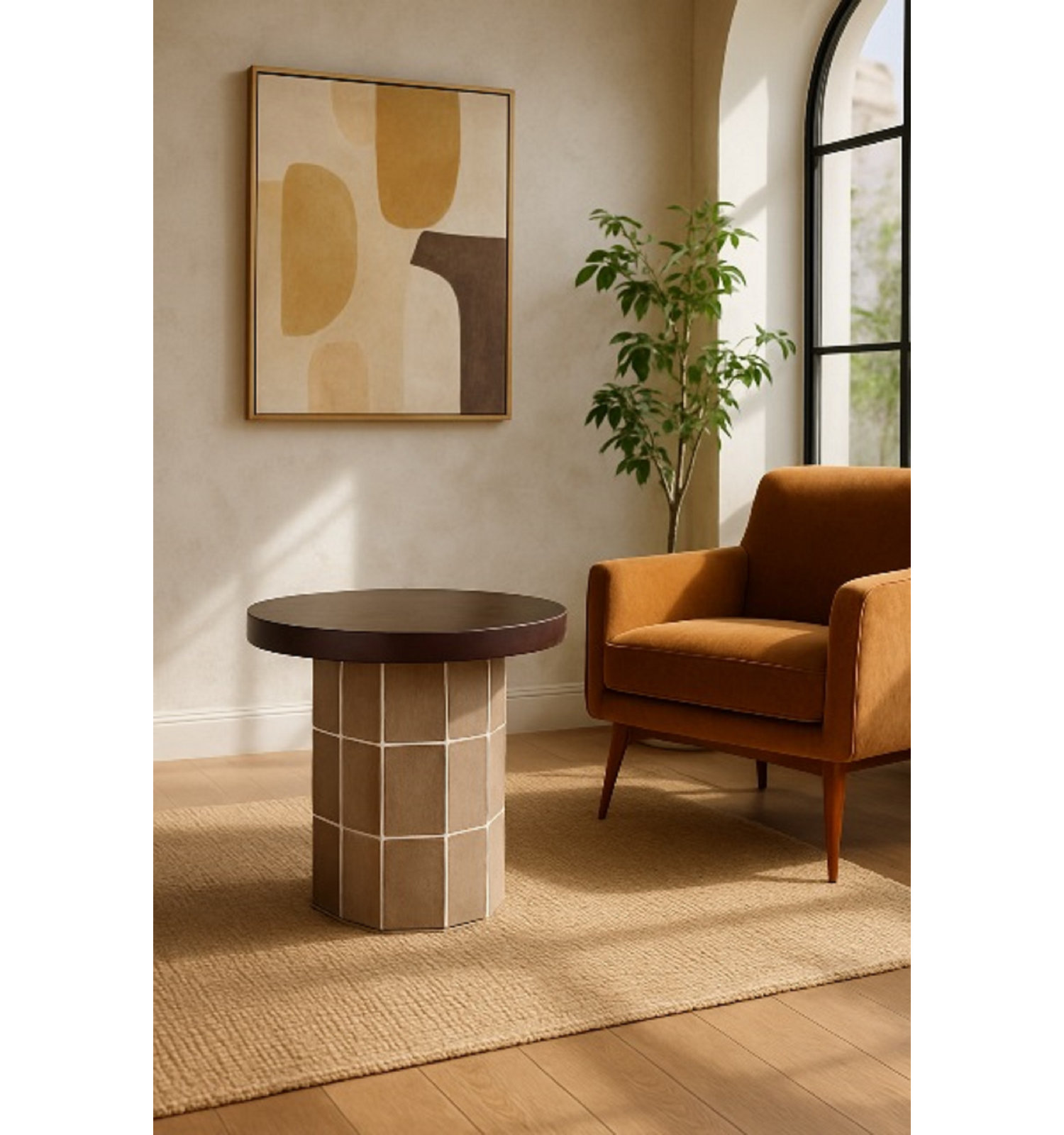 Paulding 15" Acacia End Table