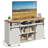 Cecilly TV Stand for TVs up to 65" with 2 Sliding Barn Doors and Built-In Charging Station-491106488