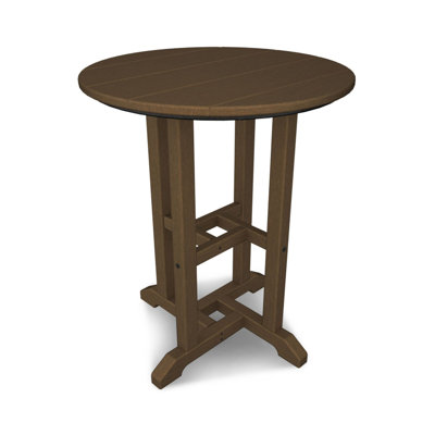 POLYWOOD 24" Round Farmhouse Bistro Table