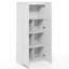 Armoire de rangement multifonctionnelle, armoire garde-manger, armoire de cuisine à 2 portes, largeur de 30 po, blanche