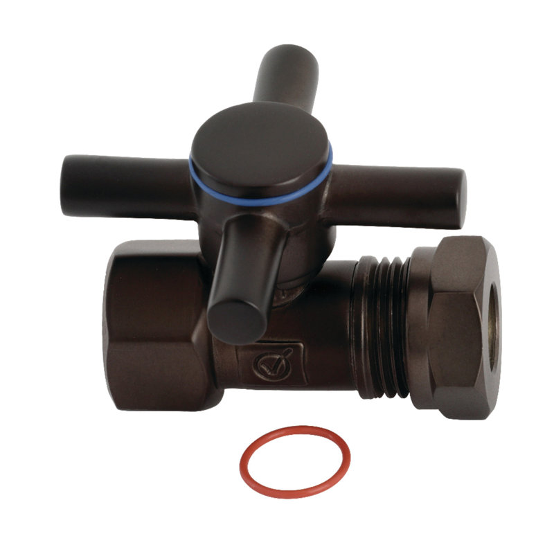 Robinet droit à joint coulissant 1/2 "Ips X 1/2" ou 7/16 "Kingston Brass Concord, Bronze huilé