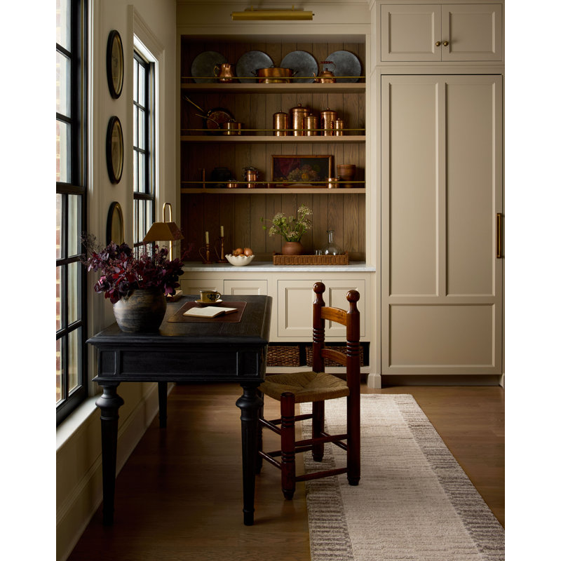 Chris Loves Julia x Loloi Calvin Ivory / Pebble Area Rug, Runner 2'7" x 7'6"
