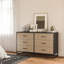 Commode 6 tiroirs l 53,62 po Kelly