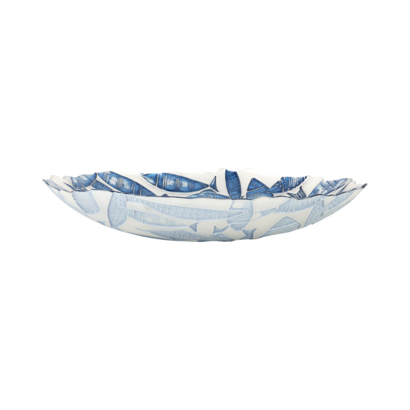 VIETRI Isola Glass Serving Bowl