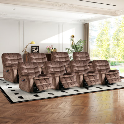 Fauteuil inclinable électrique surdimensionné à massage l 39,4 po Khorey