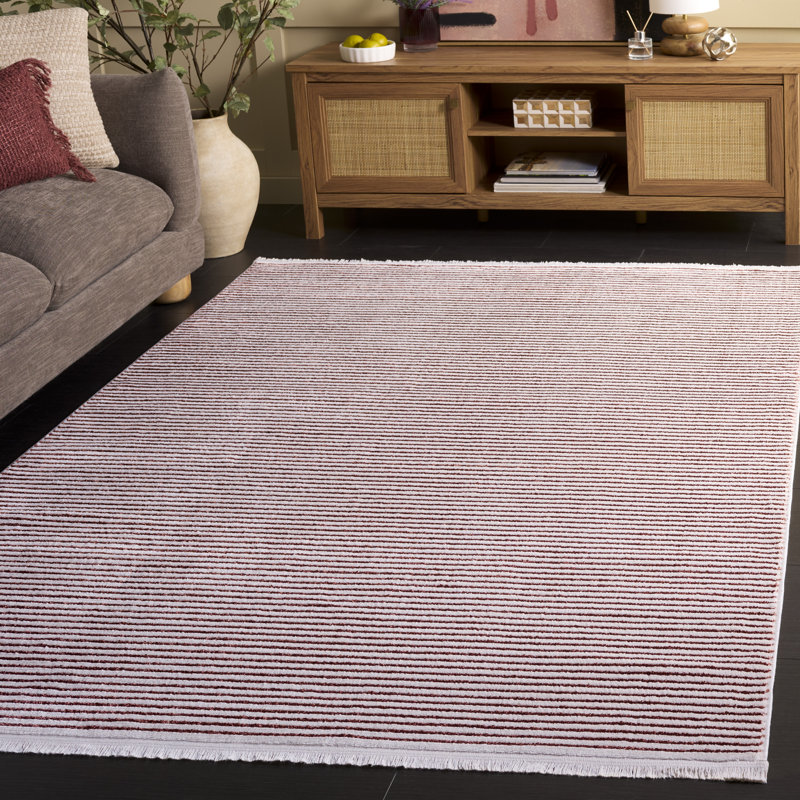 Whisper Performance Striped Indoor Rug, Rectangle 9' x 12'