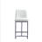 Serena Modern Vegan Leather Upholstered Metal Counter Stool in White-97344305-97344299