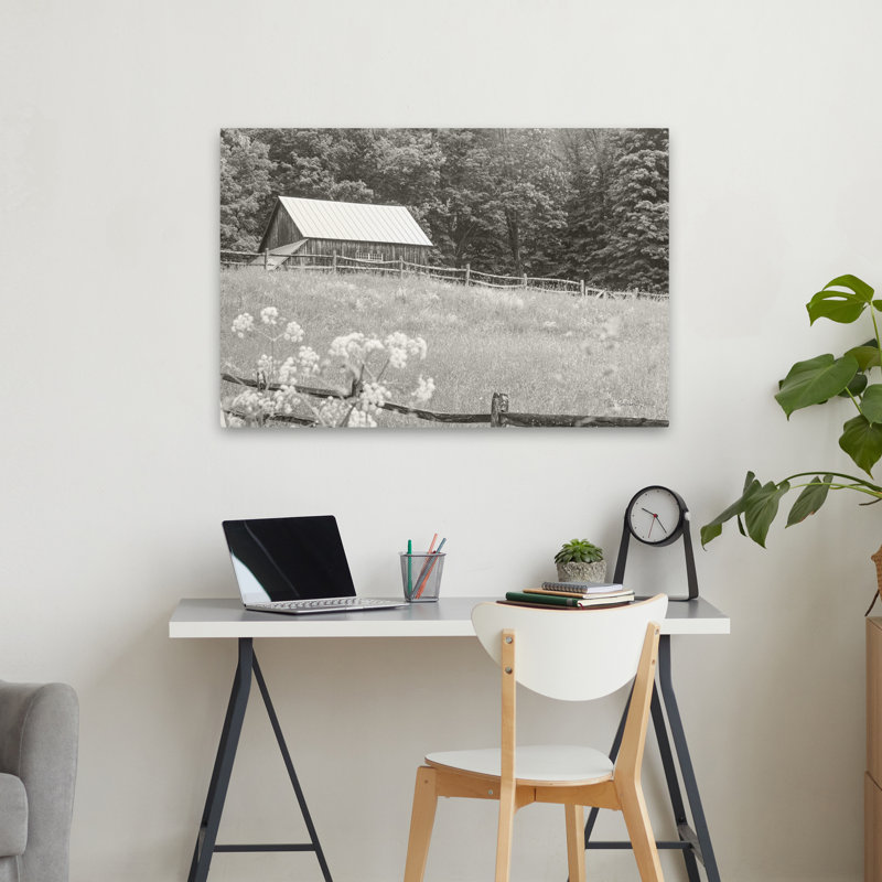 Summer Farm I Bw Contemporary, 36" H x 24" W