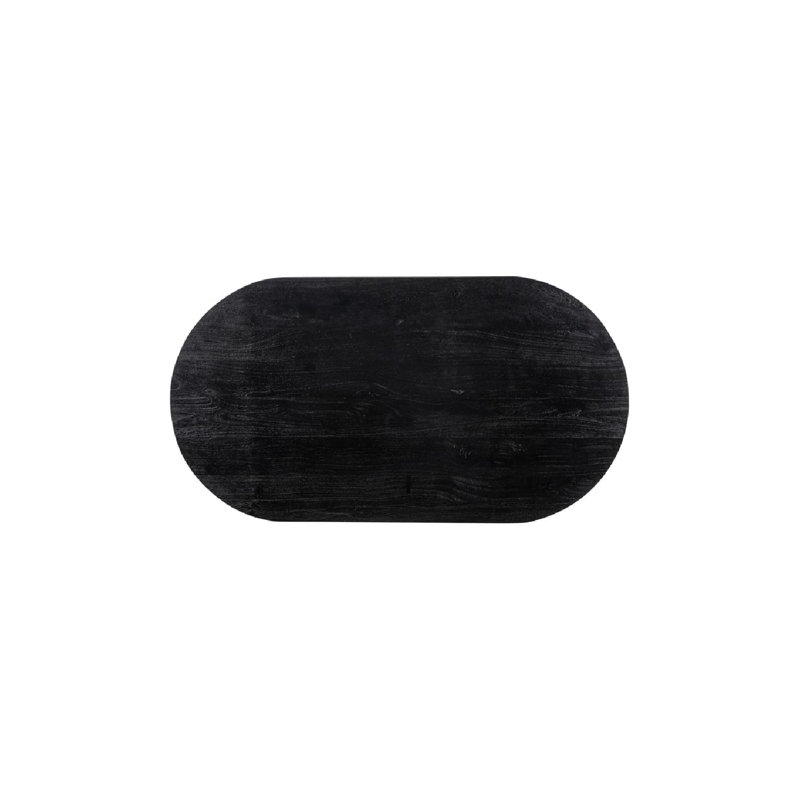 Bar Table Oval Solid Wood Dining Table