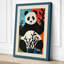 Serene Panda Garden Boho - Wrapped Canvas-770866917-770866920