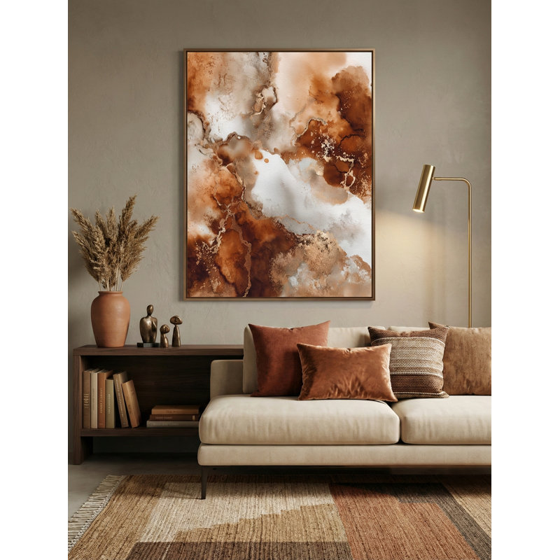 Burnished Sunscape, 40" H x 53" W