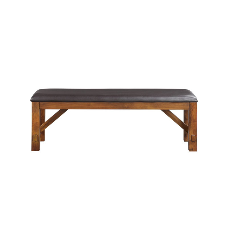 Banc avec siège rembourré