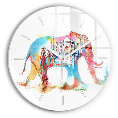 Glass Wall Clock